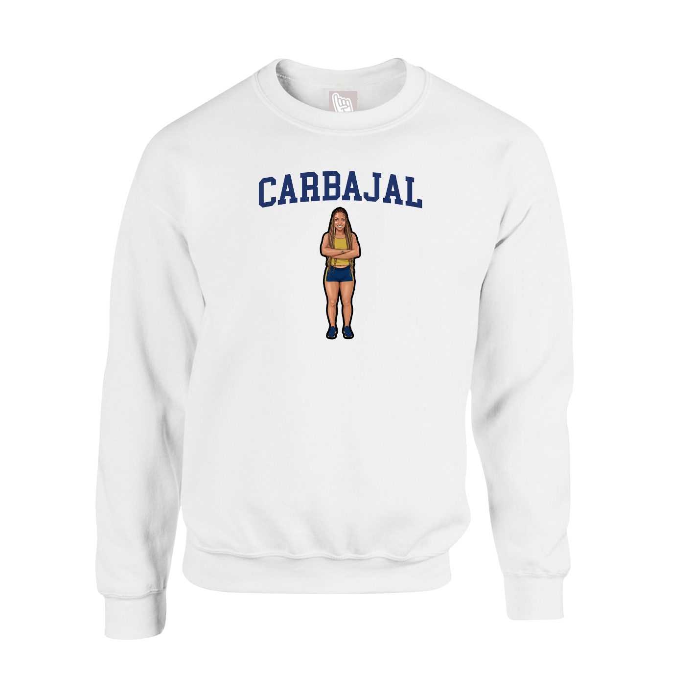 Fleece Crew — Shirsey in White