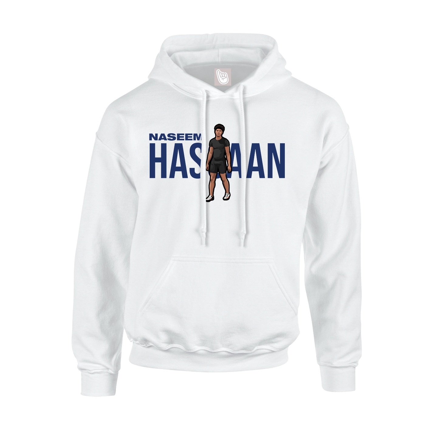 Youth Hoodie — Player Name in White