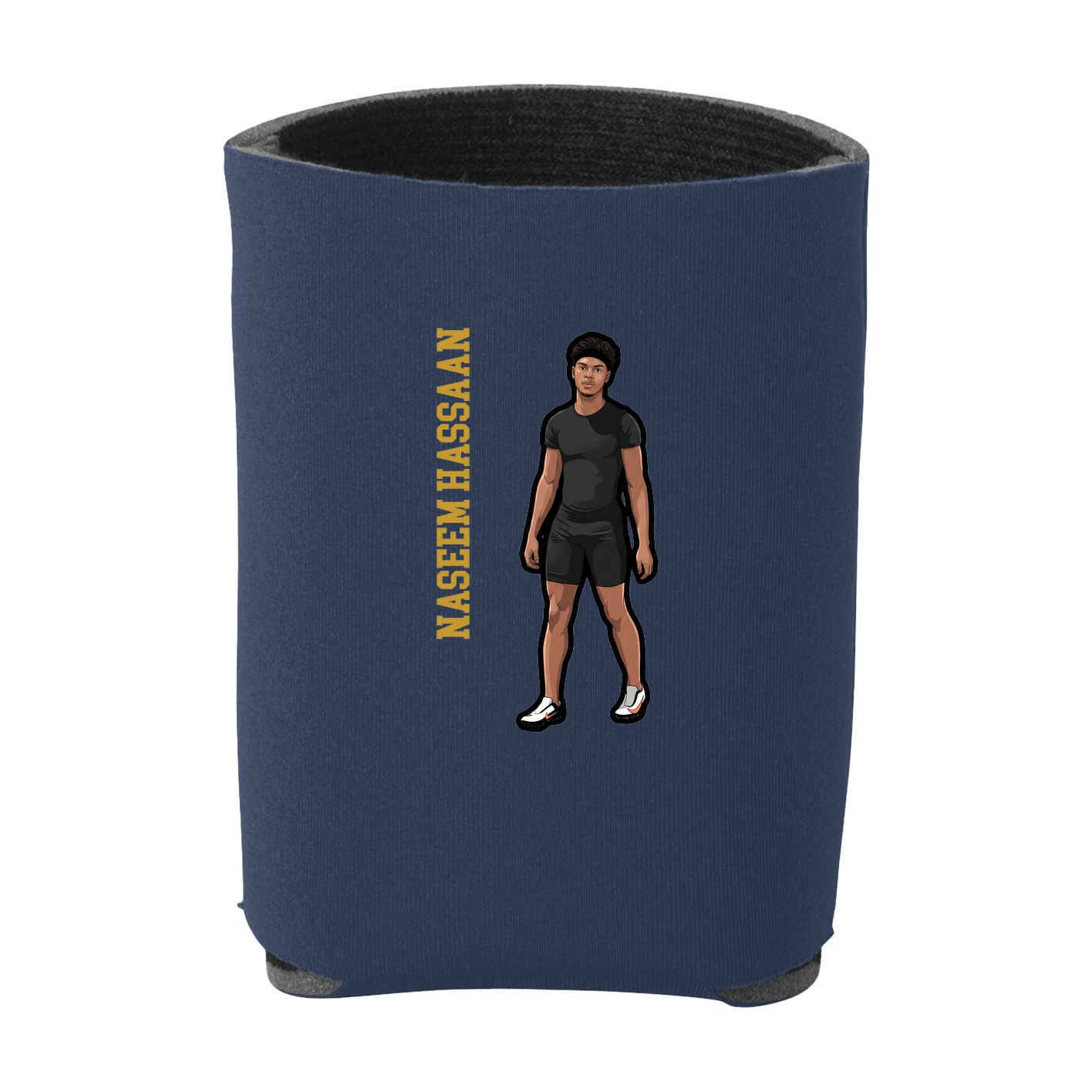 Can Holder — Name Vertical in Navy
