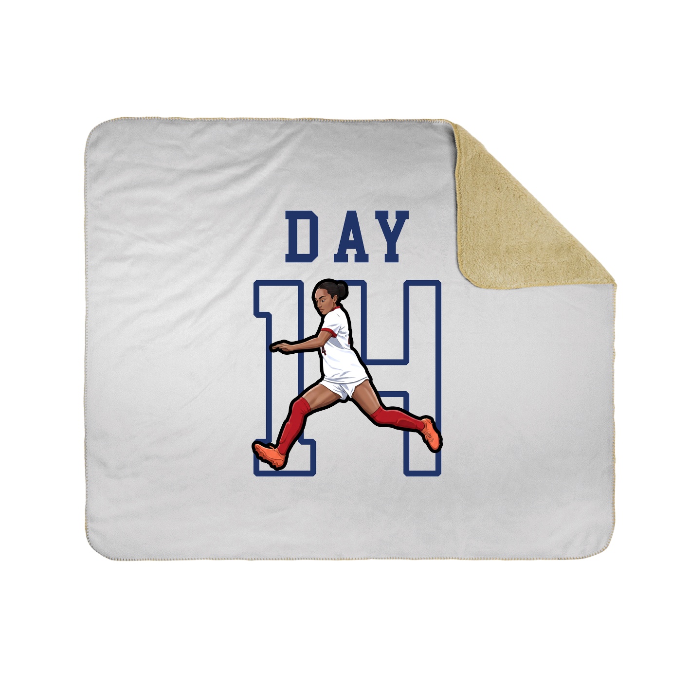 50x60 Sherpa Lined Throw Blanket