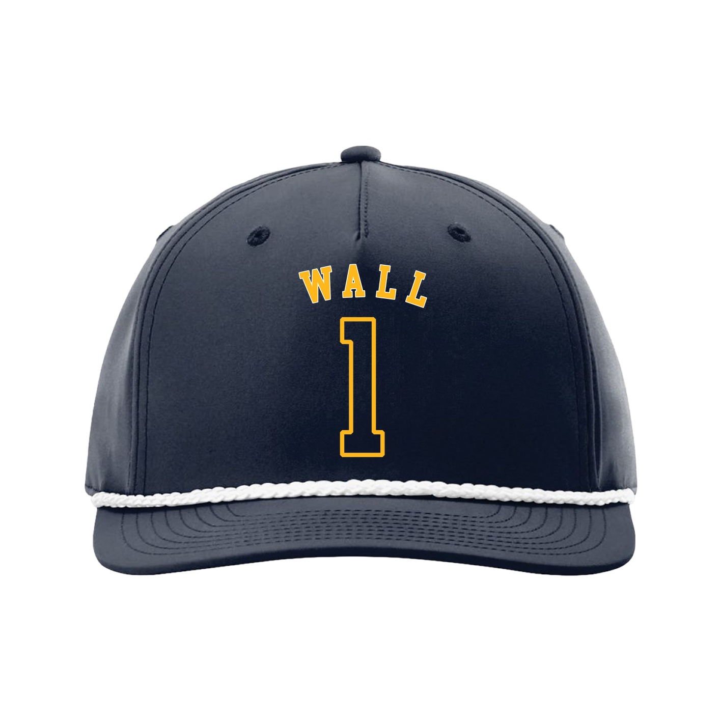Five-Panel Classic Rope Cap — Shirsey Arch in Navy