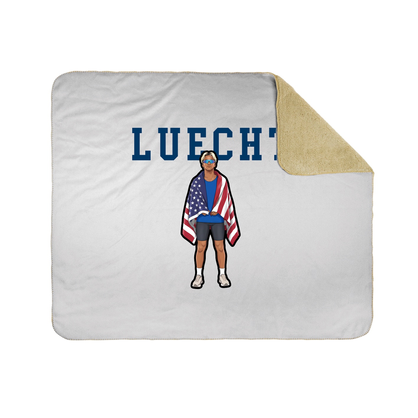 Throw Blanket — Shirsey in White