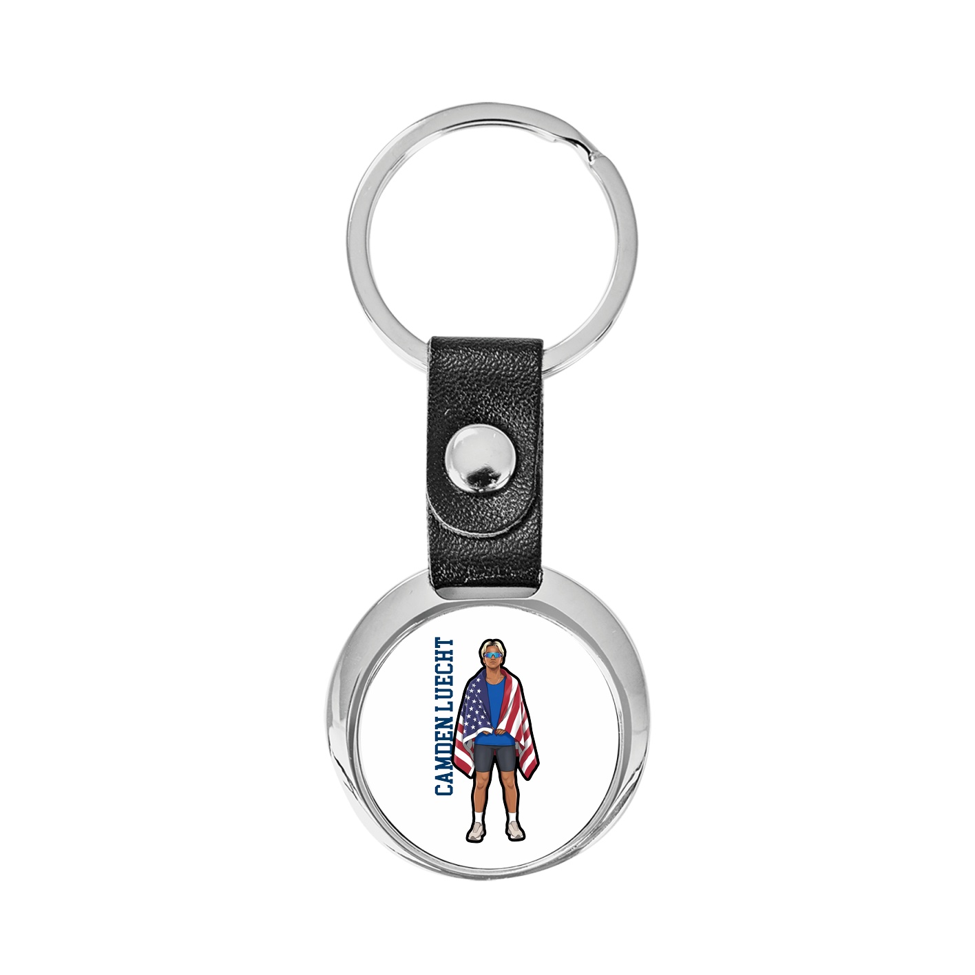 Key Chain — Name Vertical in Classic