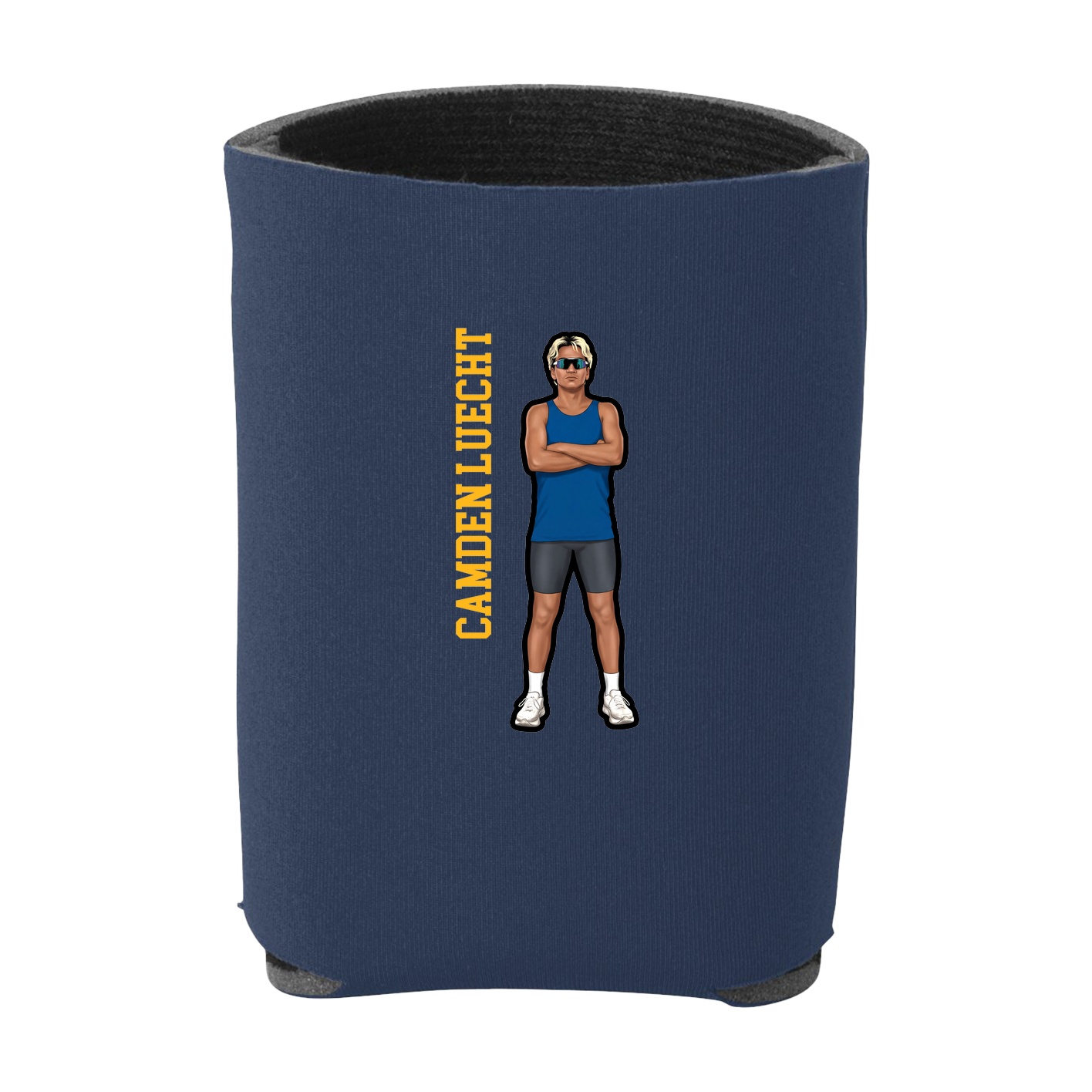 Can Holder — Name Vertical in Navy