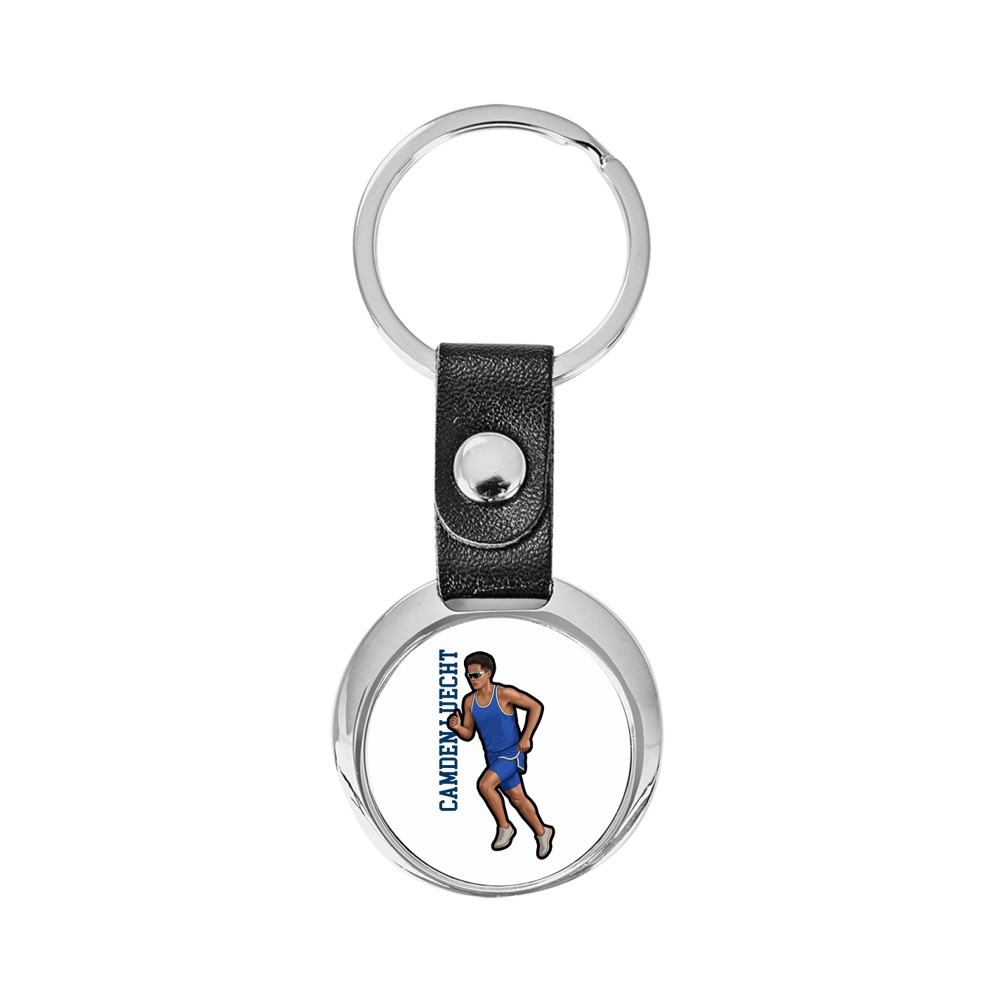 Key Chain — Name Vertical in Classic