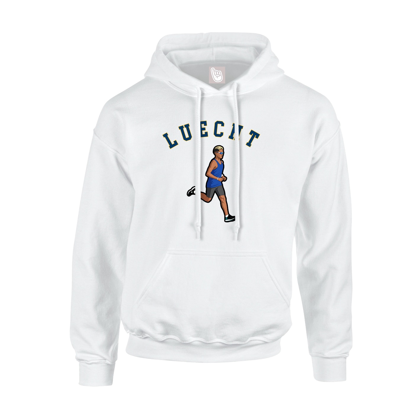 Youth Hoodie — Shirsey Arch in White