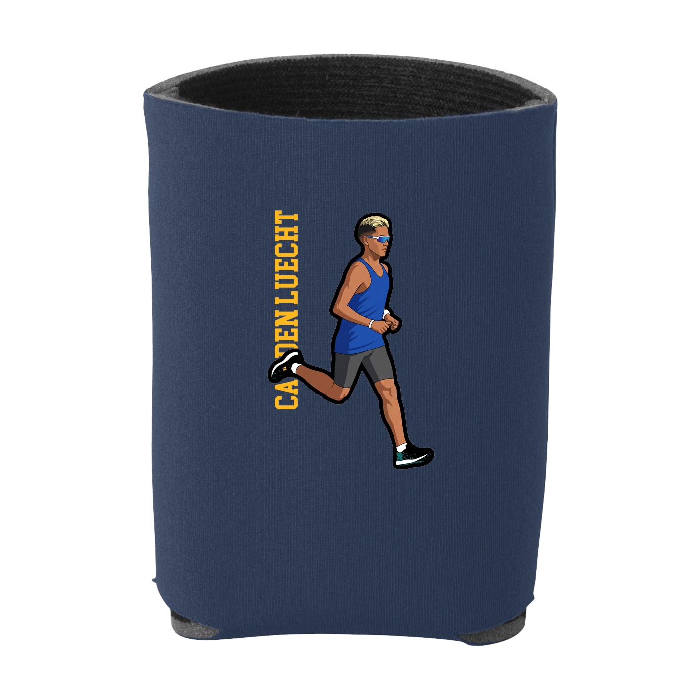 Can Holder — Name Vertical in Navy