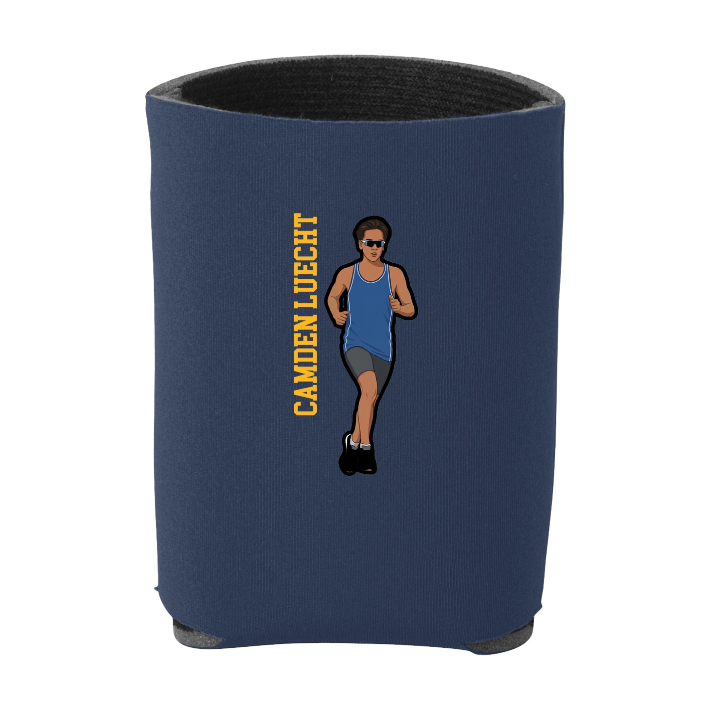 Can Holder — Name Vertical in Navy