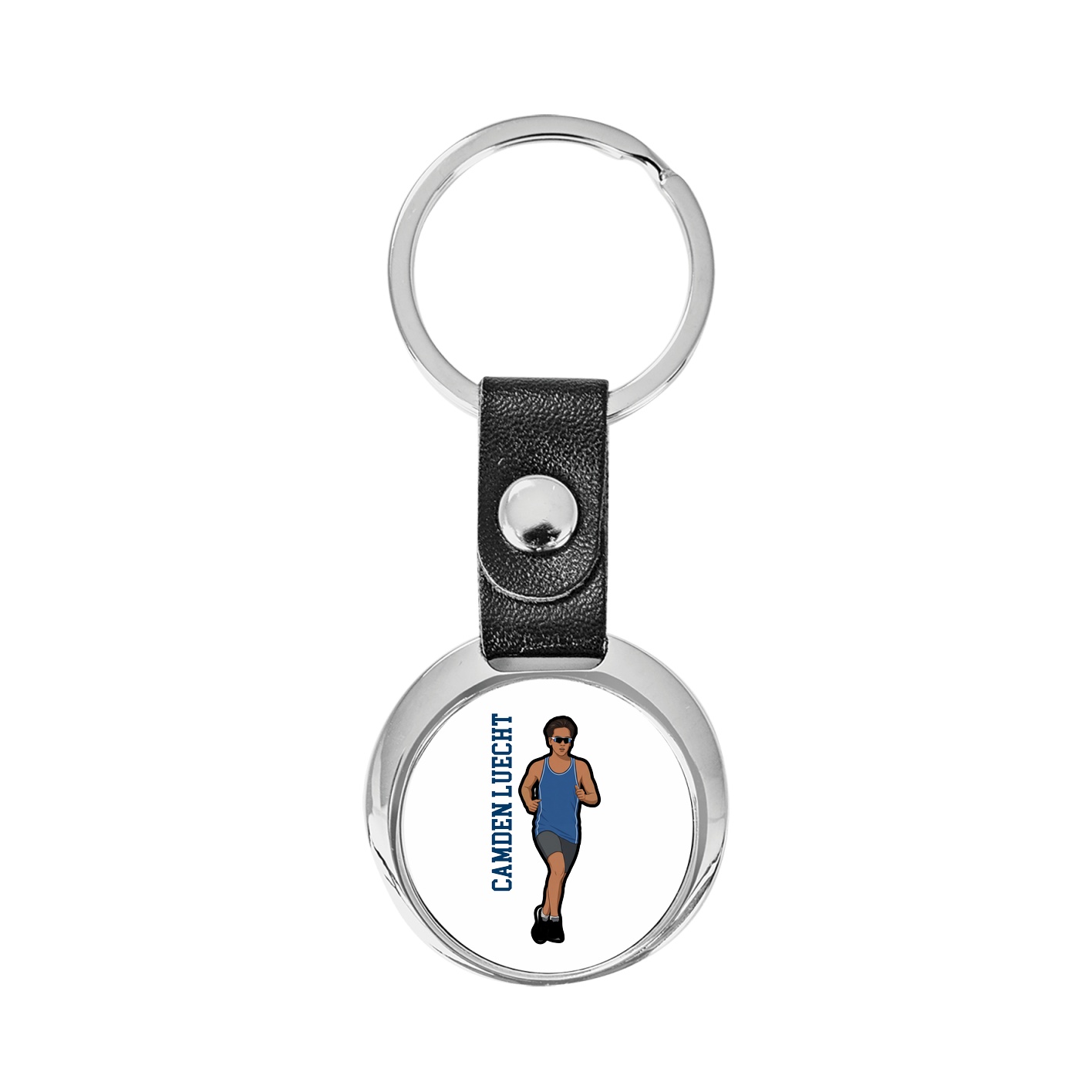 Key Chain — Name Vertical in Classic