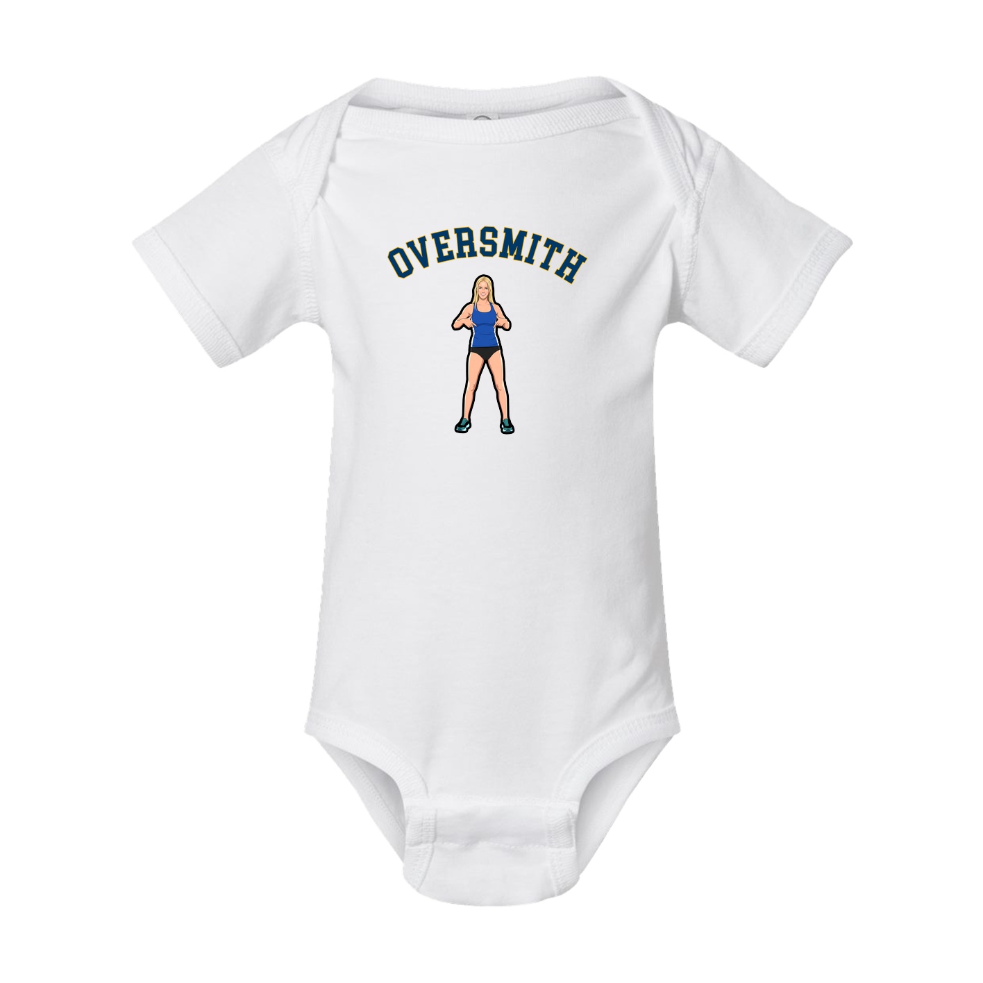 Baby Onesie — Shirsey Arch in White