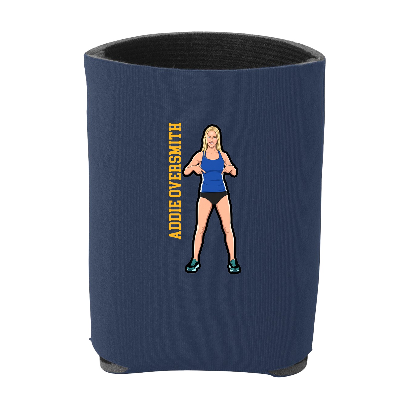 Can Holder — Name Vertical in Navy