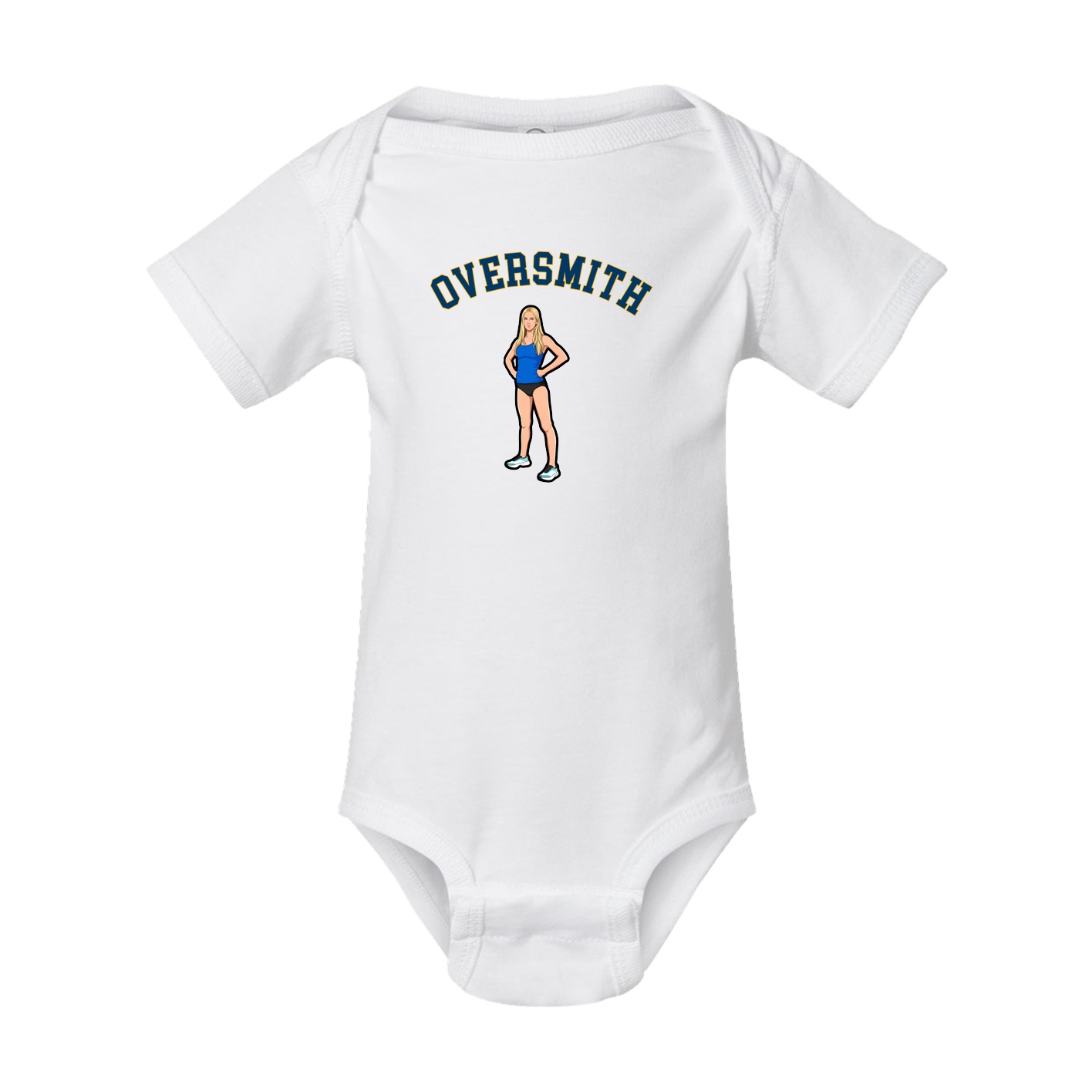 Baby Onesie — Shirsey Arch in White
