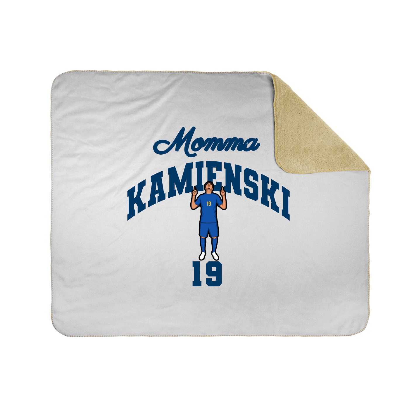 Throw Blanket — Mothers Day Arch in White