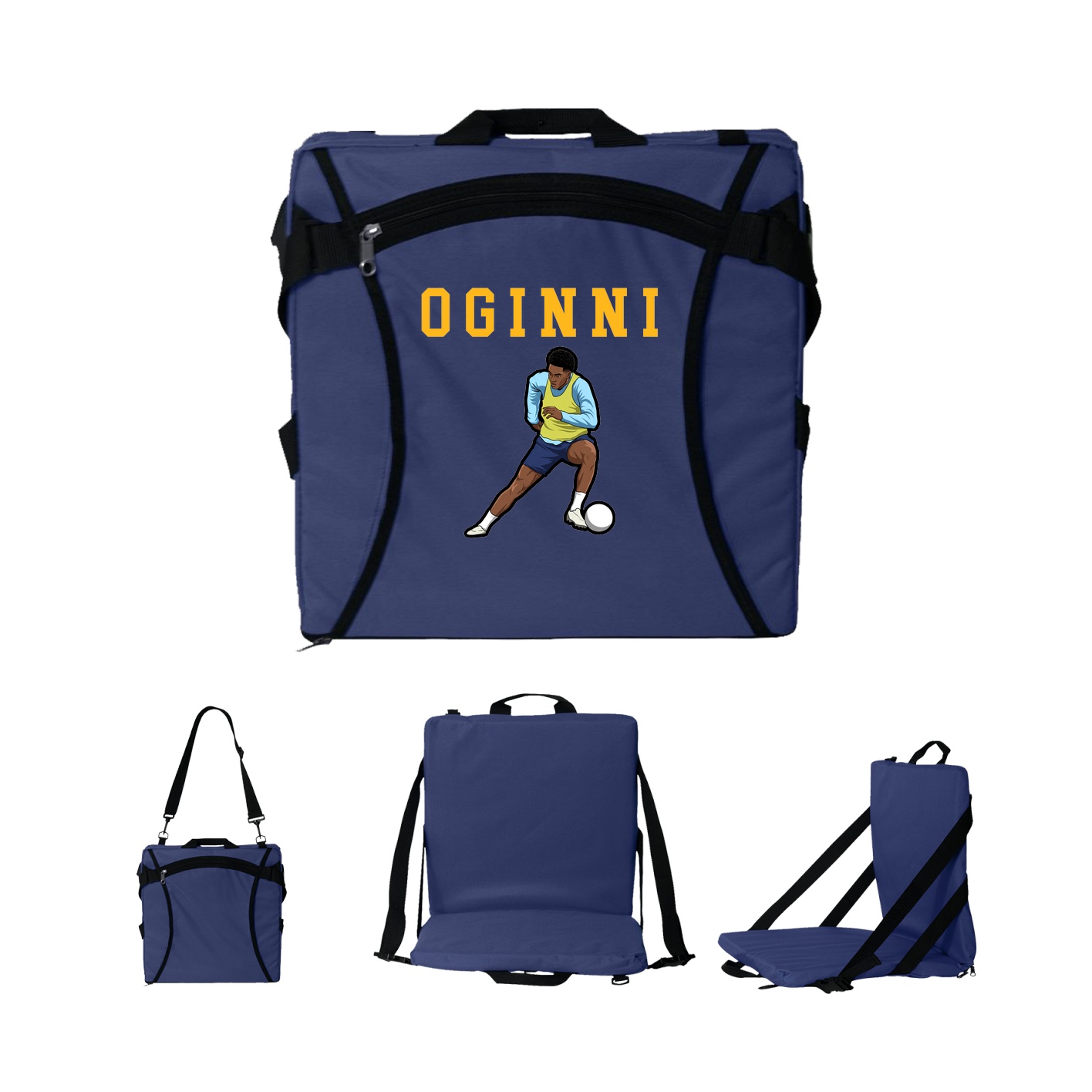 Folding Stadium Seat — Shirsey in Navy