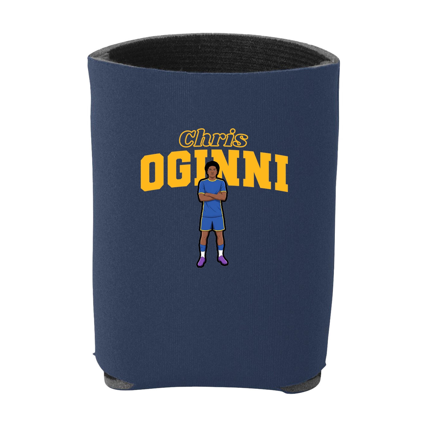 Can Holder — Name Arch in Navy