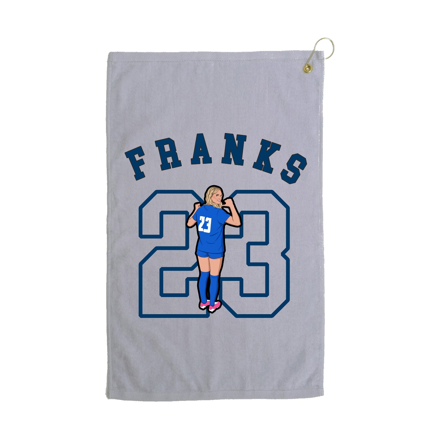Golf Towel — Shirsey Arch in Grey