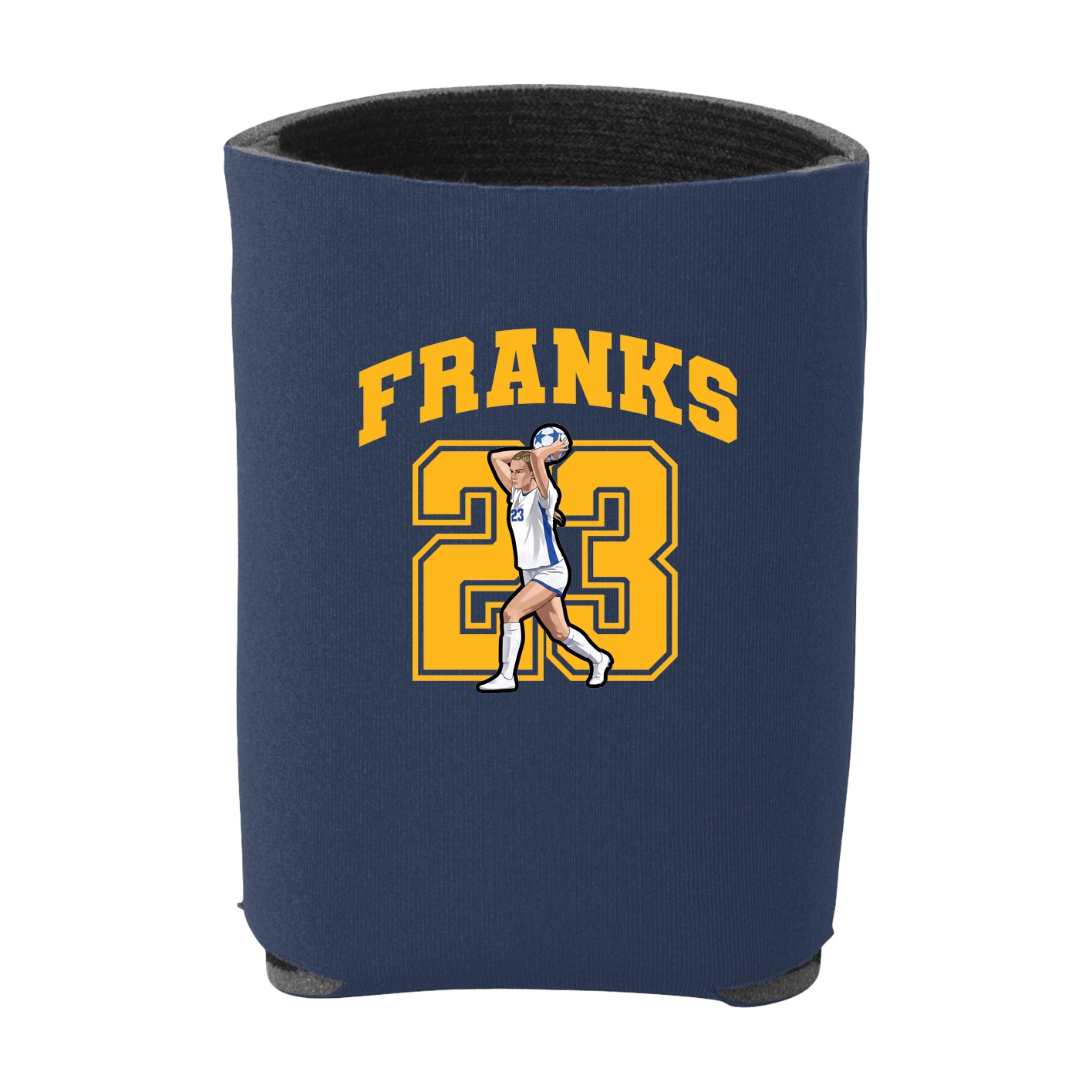 Can Holder — Number in Navy