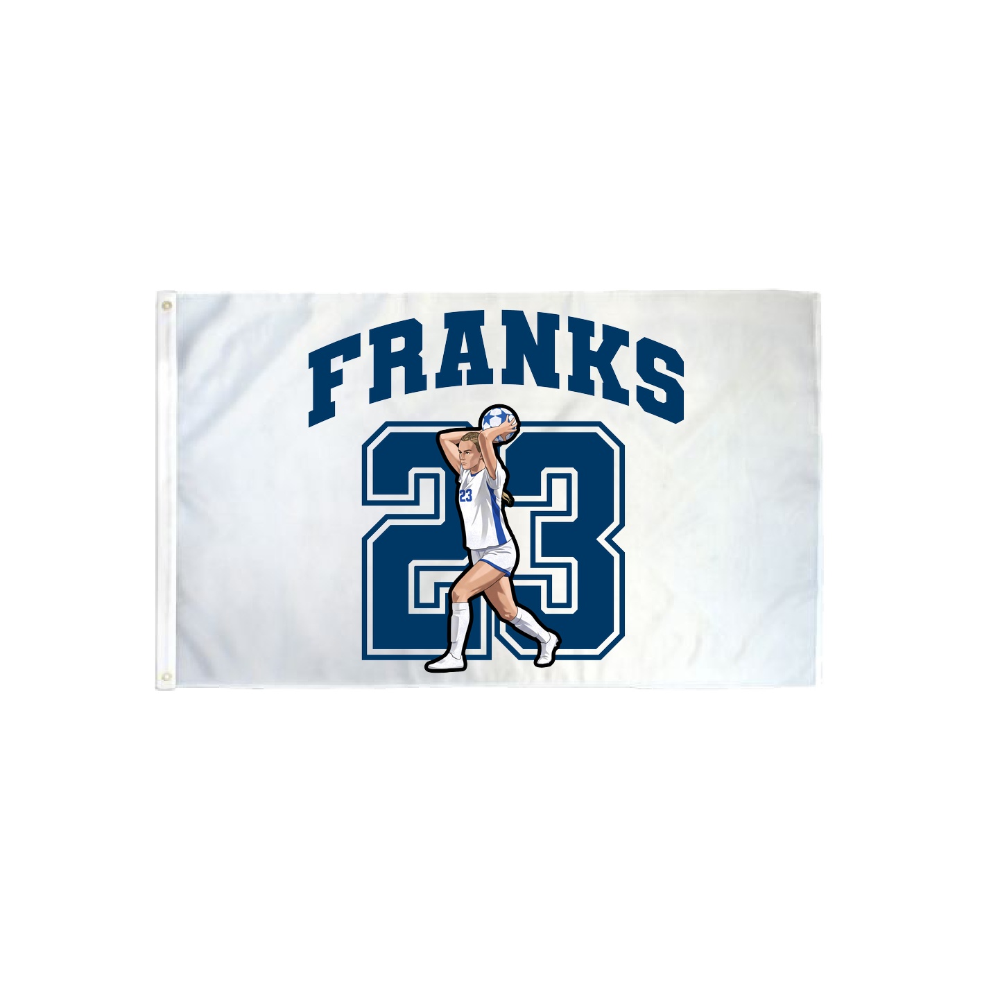 3x5 Flag — Number in Classic