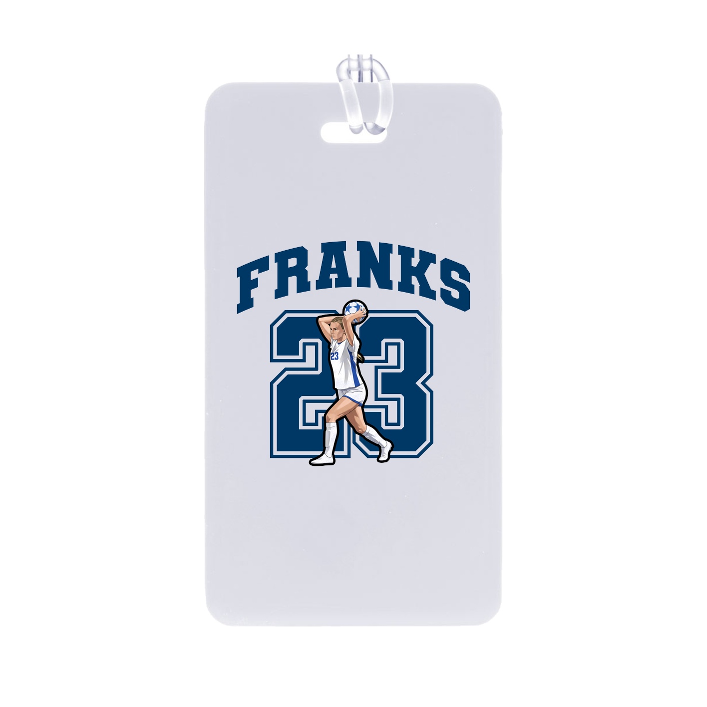 Bag Tag — Number in Classic
