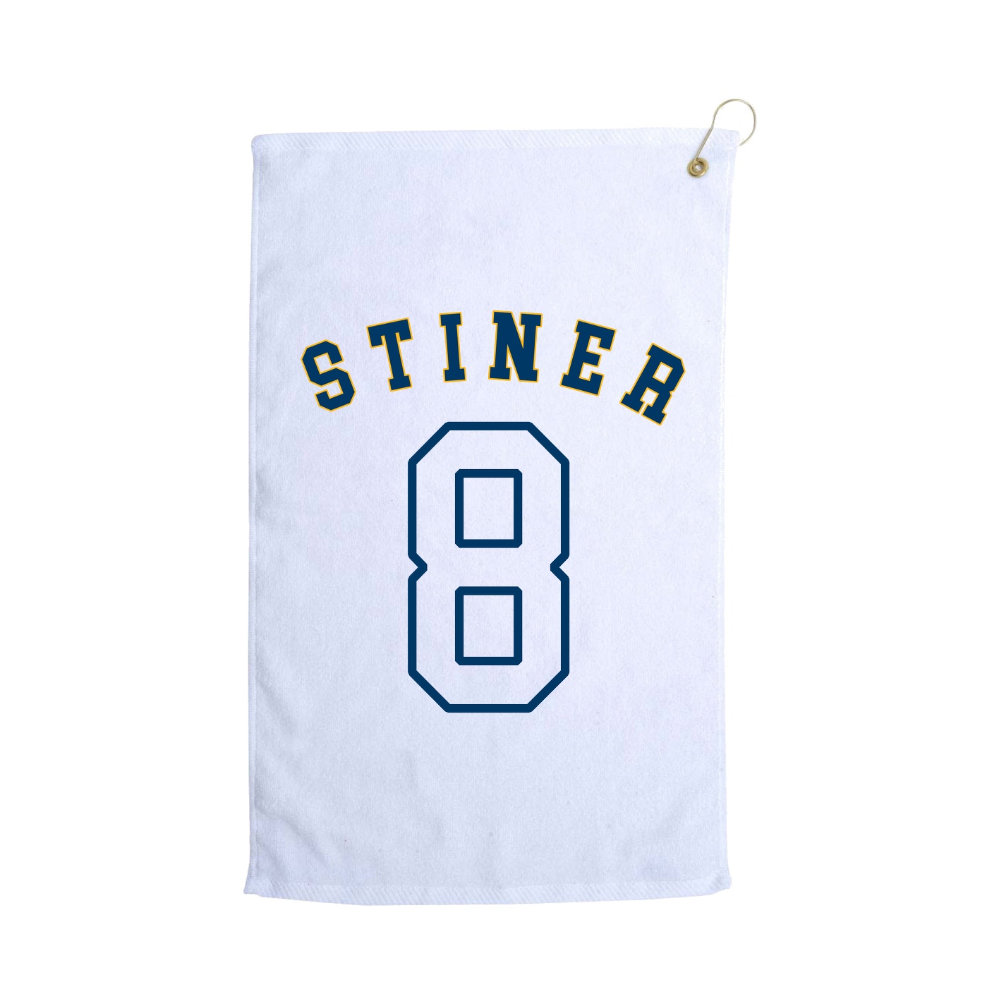 Golf Towel — Shirsey Arch in White