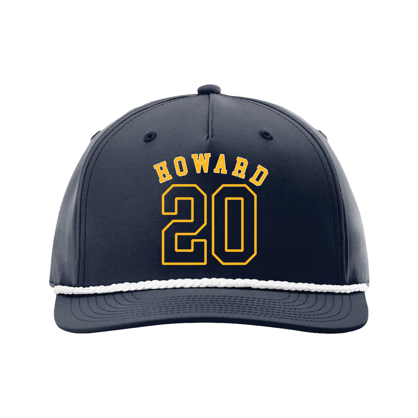 Five-Panel Classic Rope Cap — Shirsey Arch in Navy