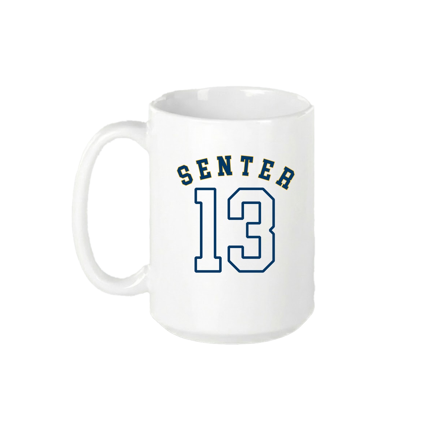 15oz Coffee Mug — Shirsey Arch in White