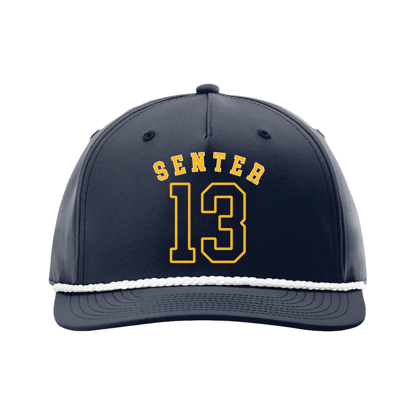 Five-Panel Classic Rope Cap — Shirsey Arch in Navy