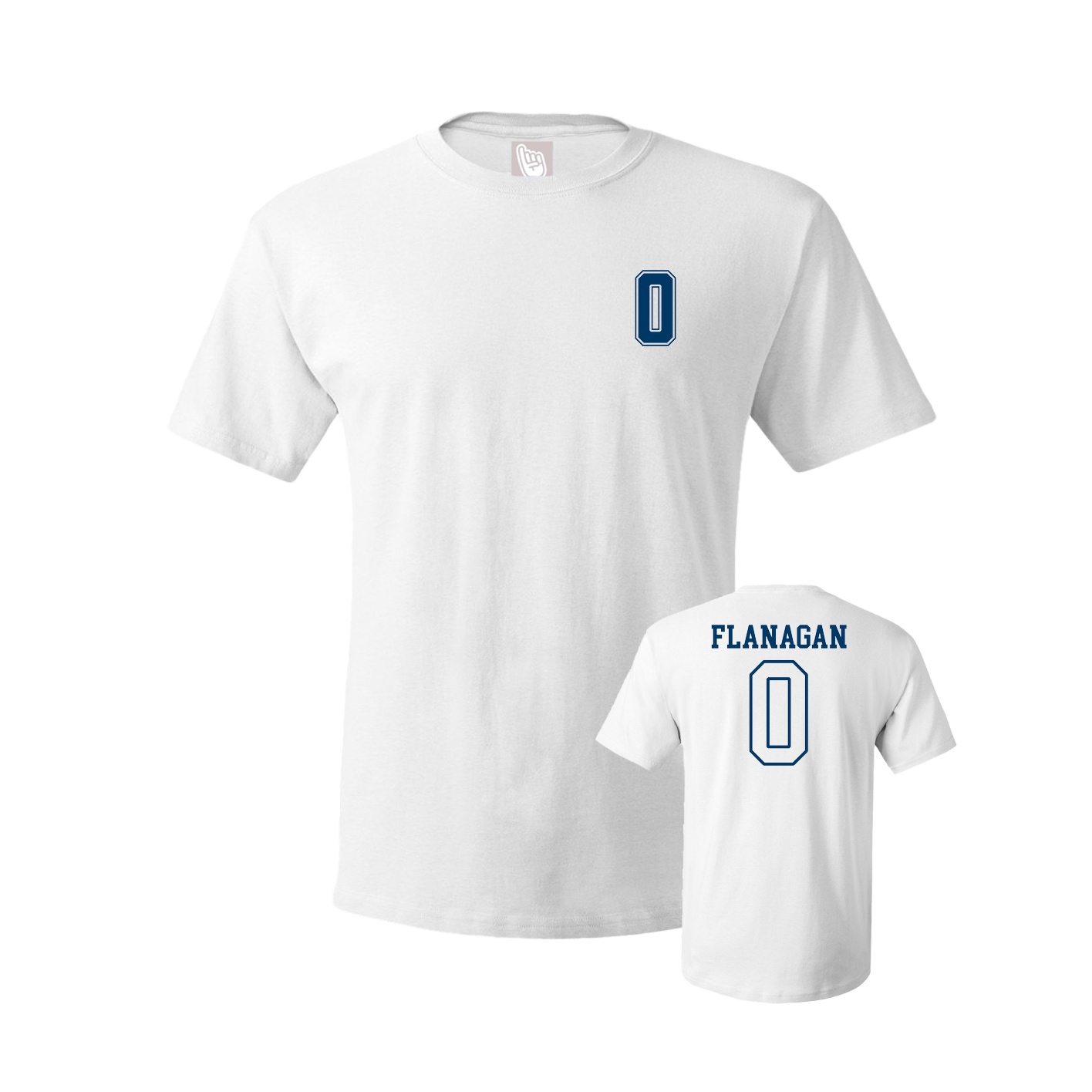 Youth Tee — Chest Back in White