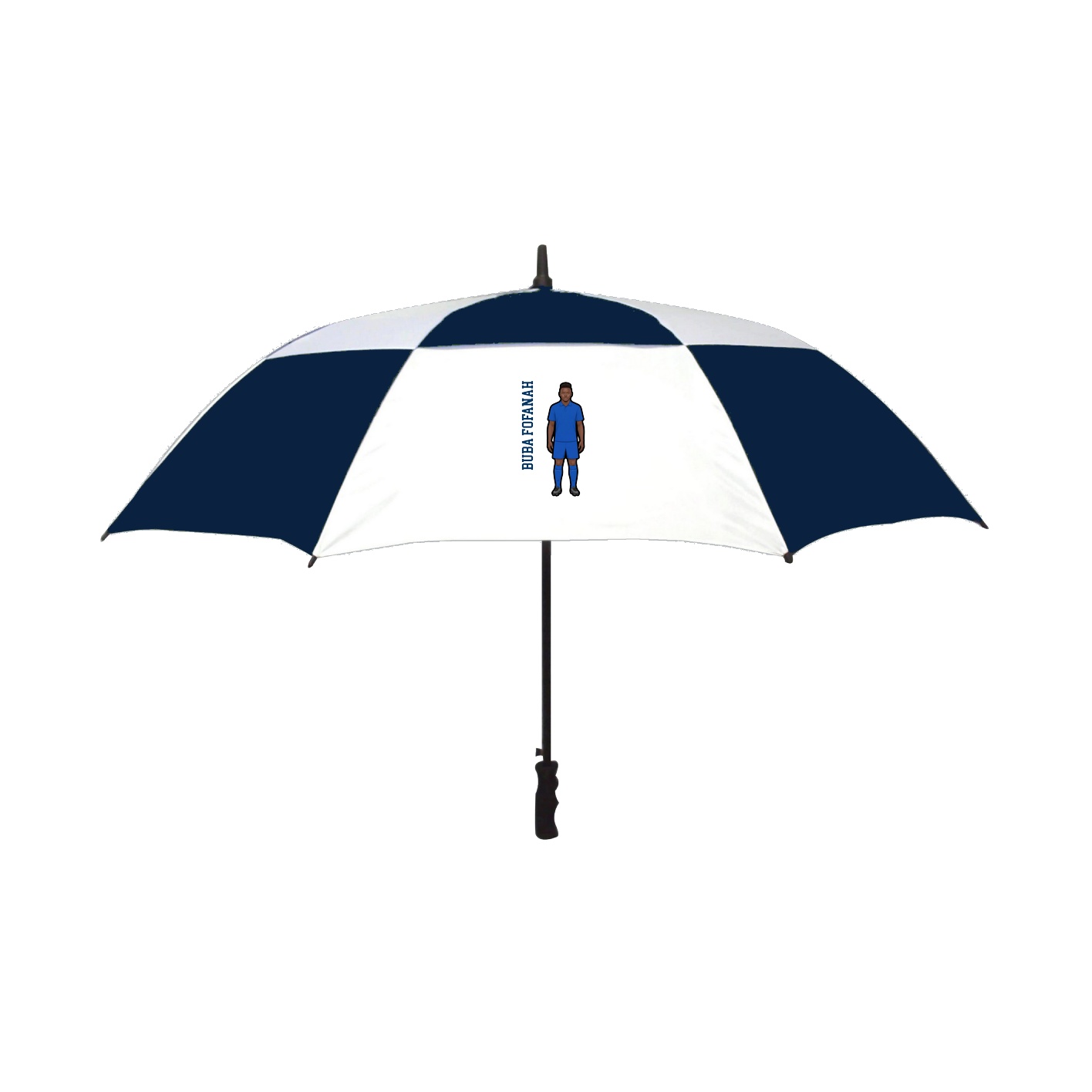 Golf Umbrella — Name Vertical in Navy