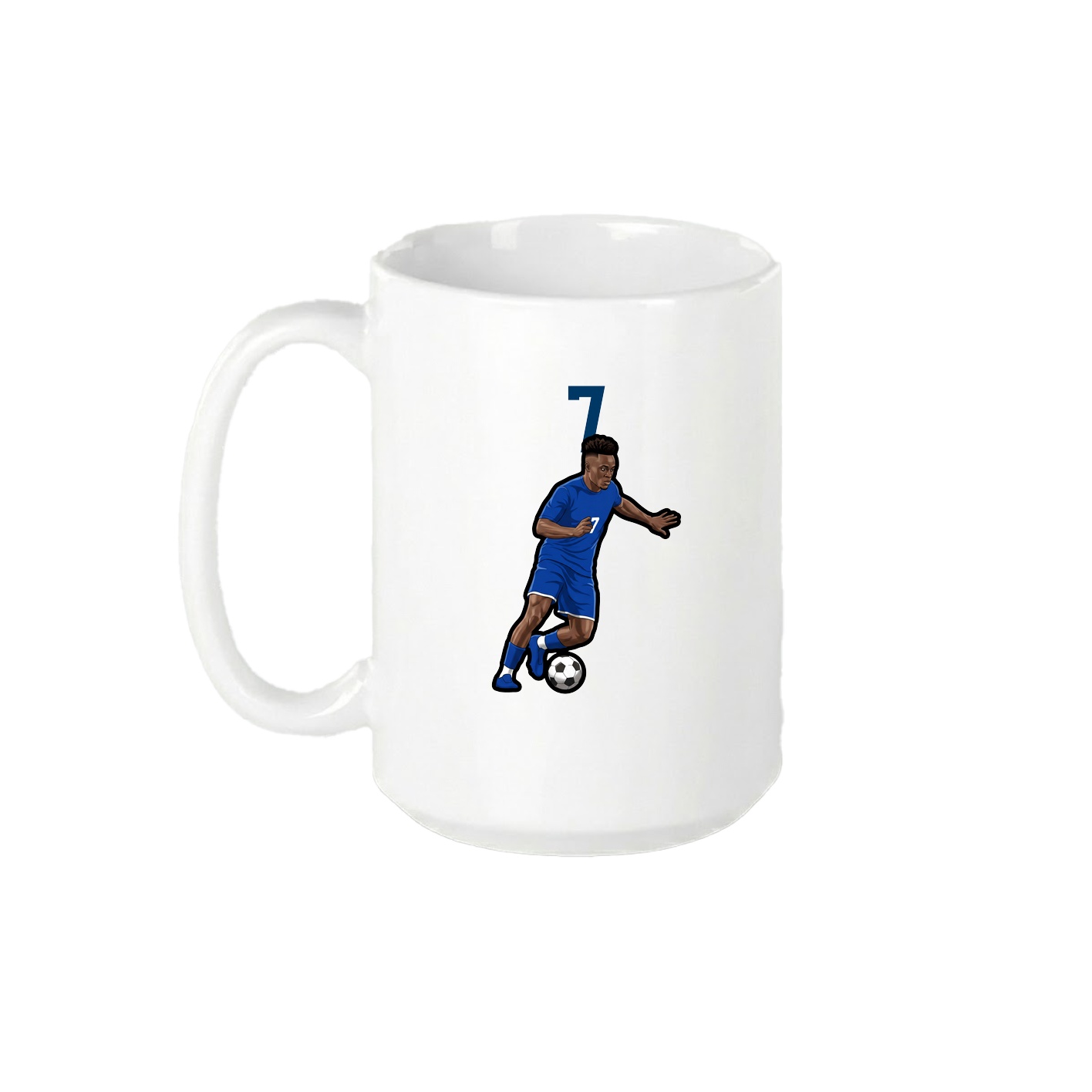15oz Coffee Mug — Number Top in White