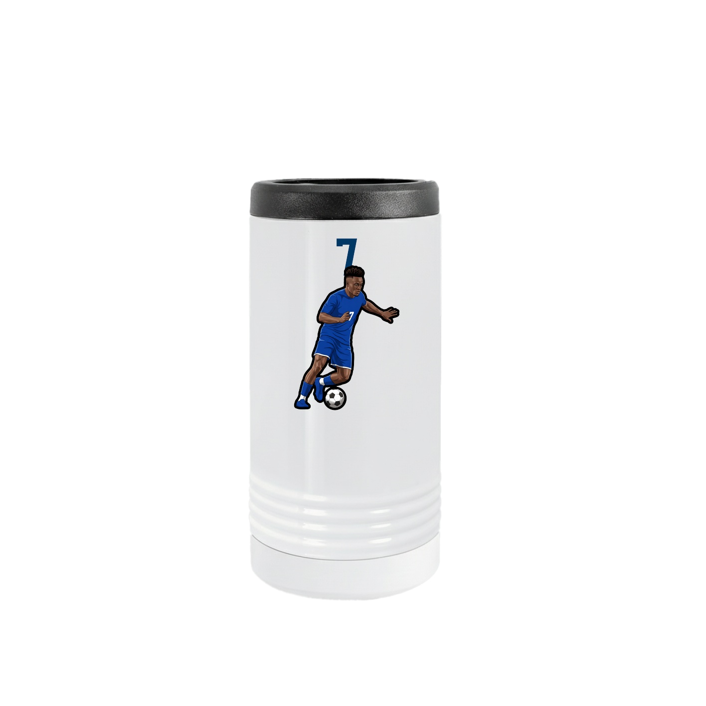 Slim Beverage Holder — Number Top in White