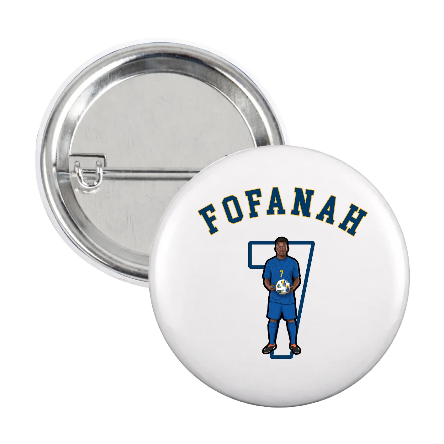 Game Day Button — Shirsey Arch in White