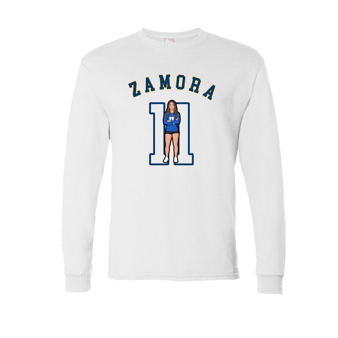 Long Sleeve Tee — Shirsey Arch in White