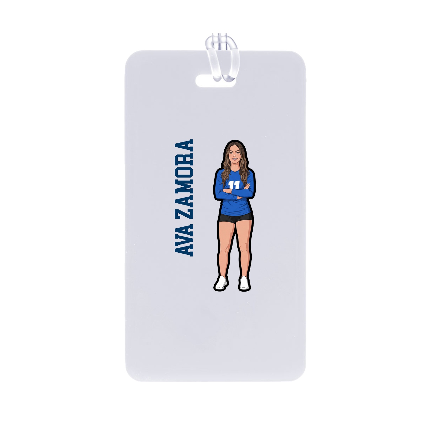 Bag Tag — Name Vertical in Classic
