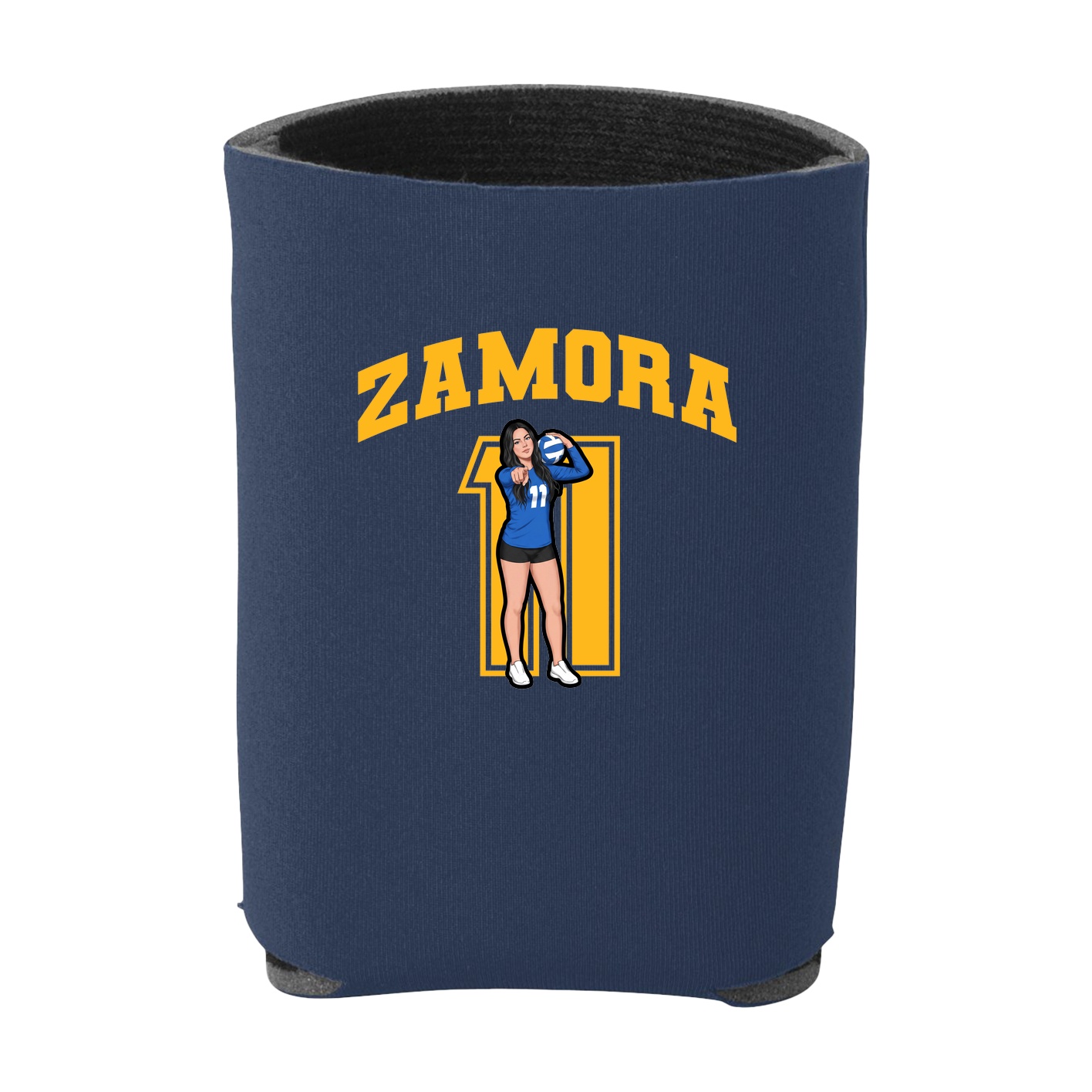 Can Holder — Number in Navy