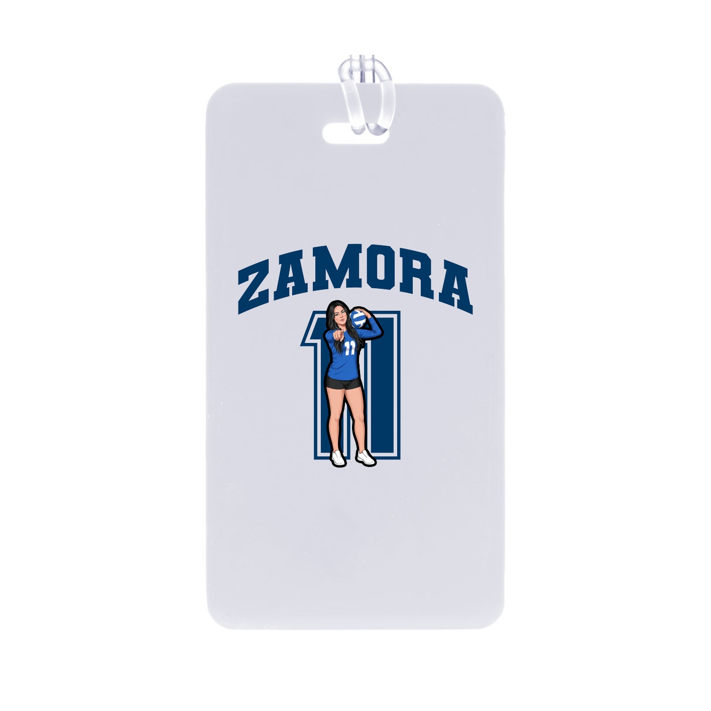 Bag Tag — Number in Classic