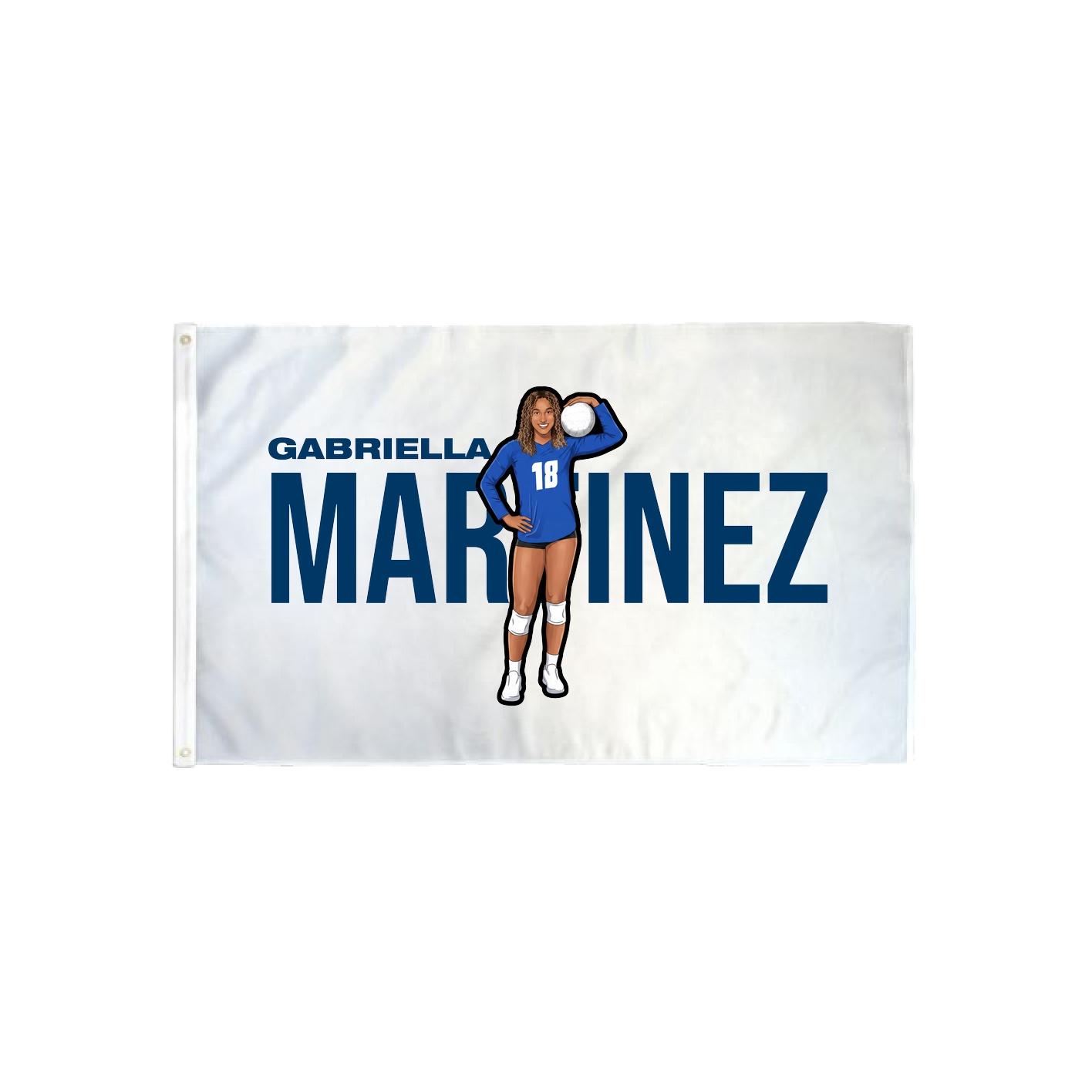 3x5 Flag — Player Name in Classic