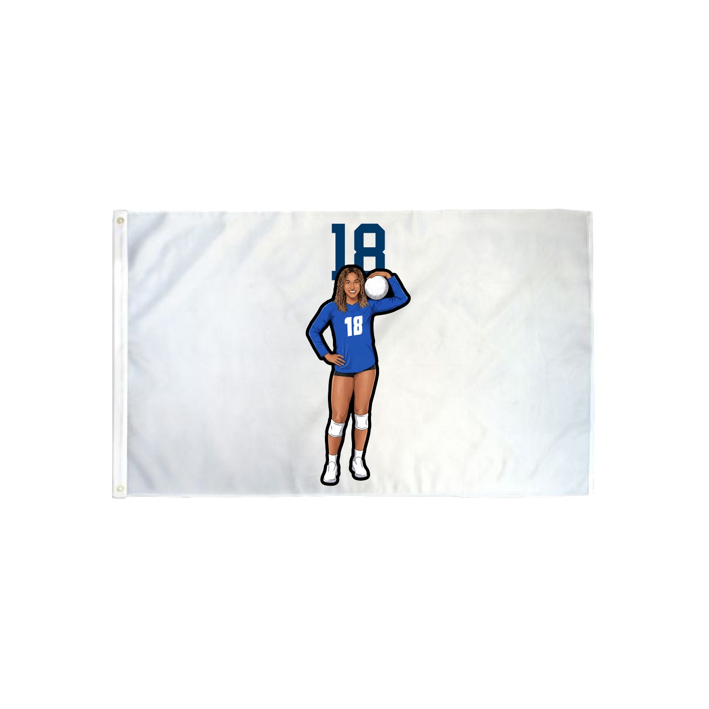 3x5 Flag — Number Top in Classic