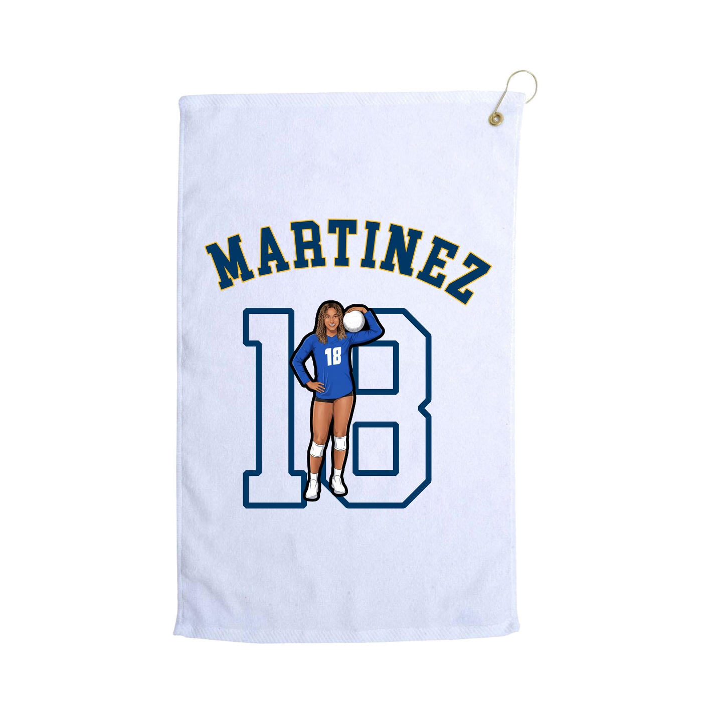 Golf Towel — Shirsey Arch in White