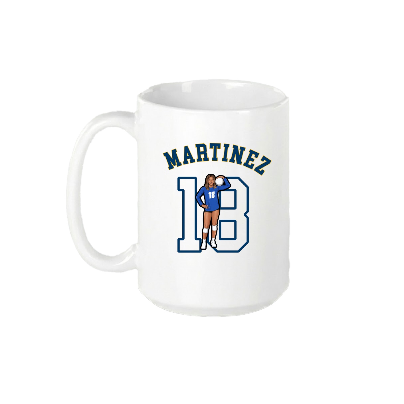 15oz Coffee Mug — Shirsey Arch in White