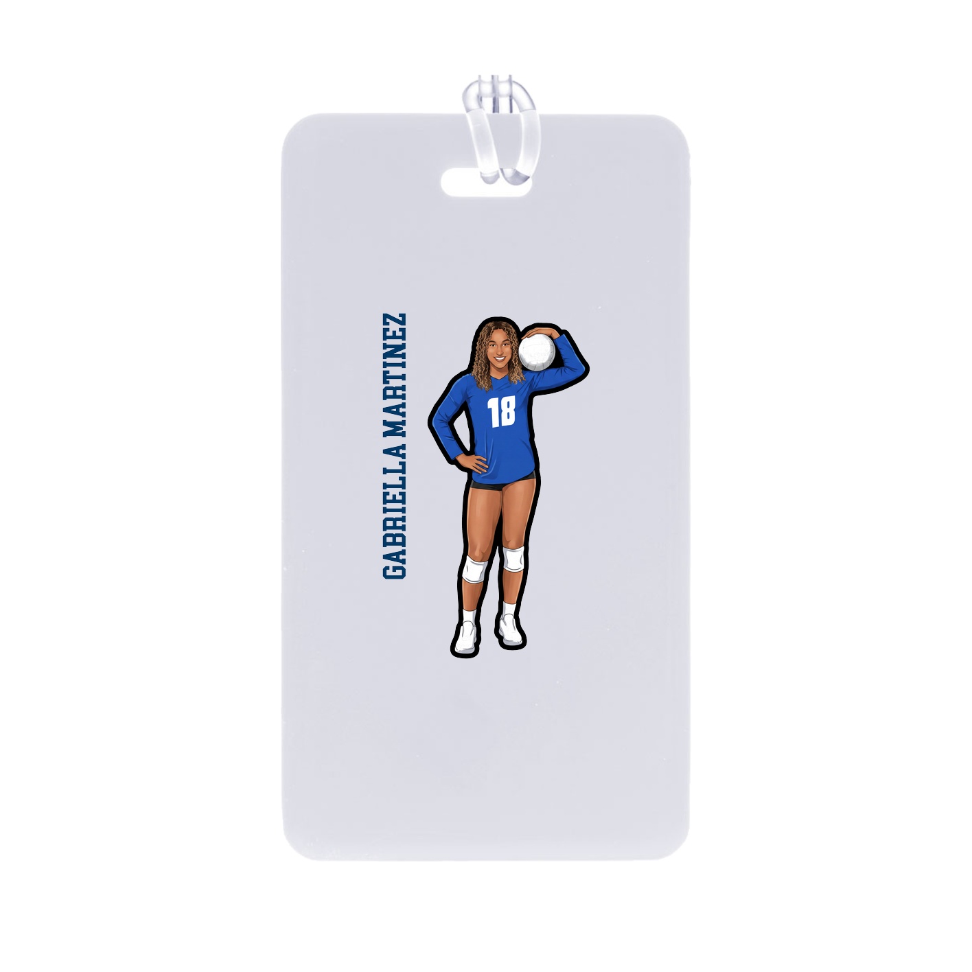 Bag Tag — Name Vertical in Classic