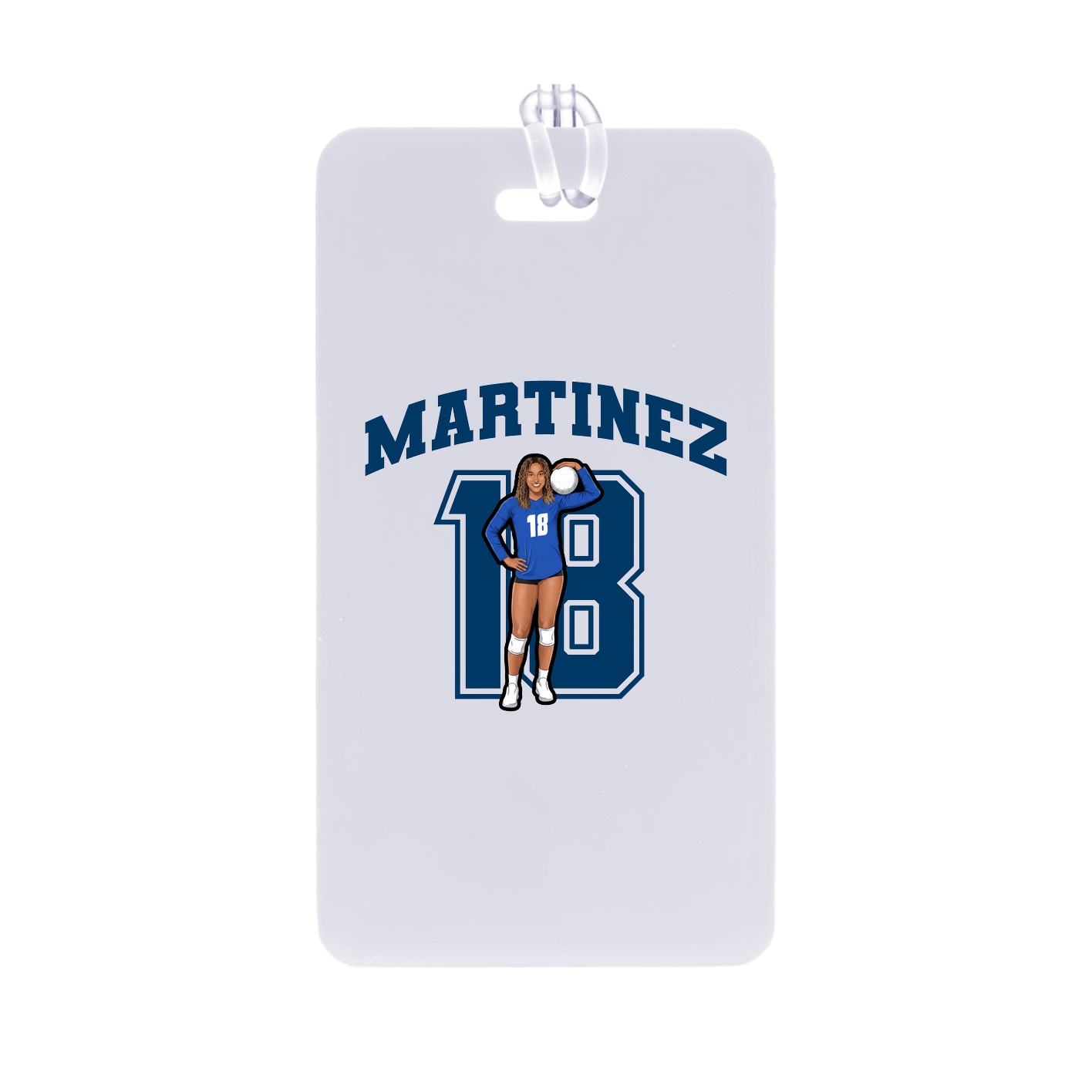 Bag Tag — Number in Classic