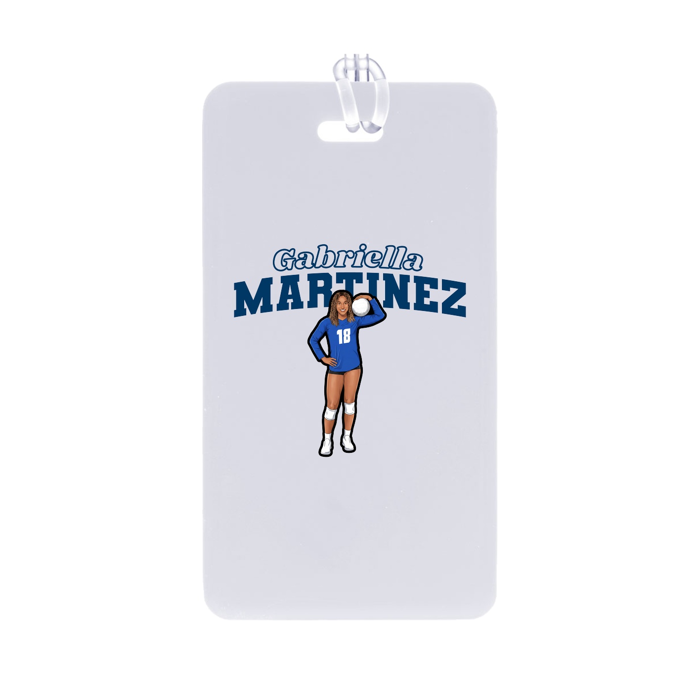Bag Tag — Name Arch in Classic