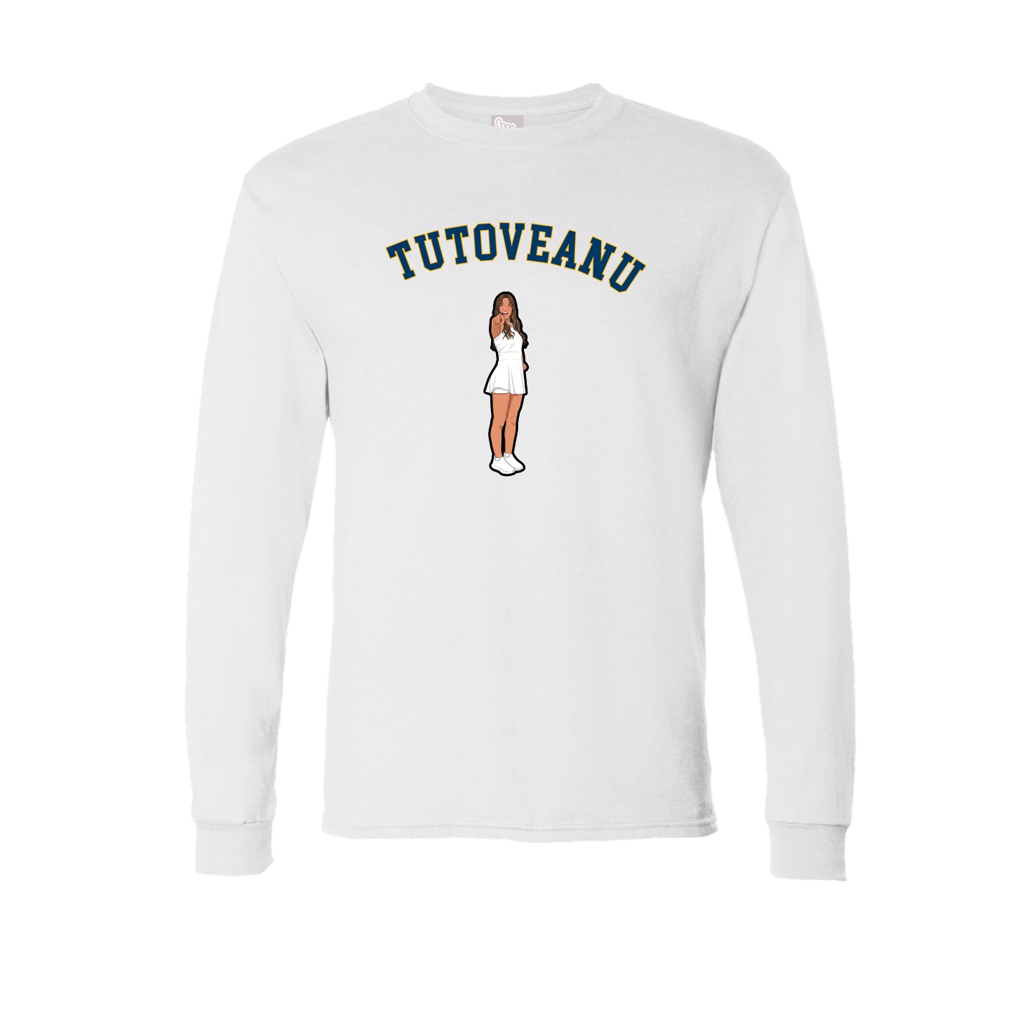 Long Sleeve Tee — Shirsey Arch in White