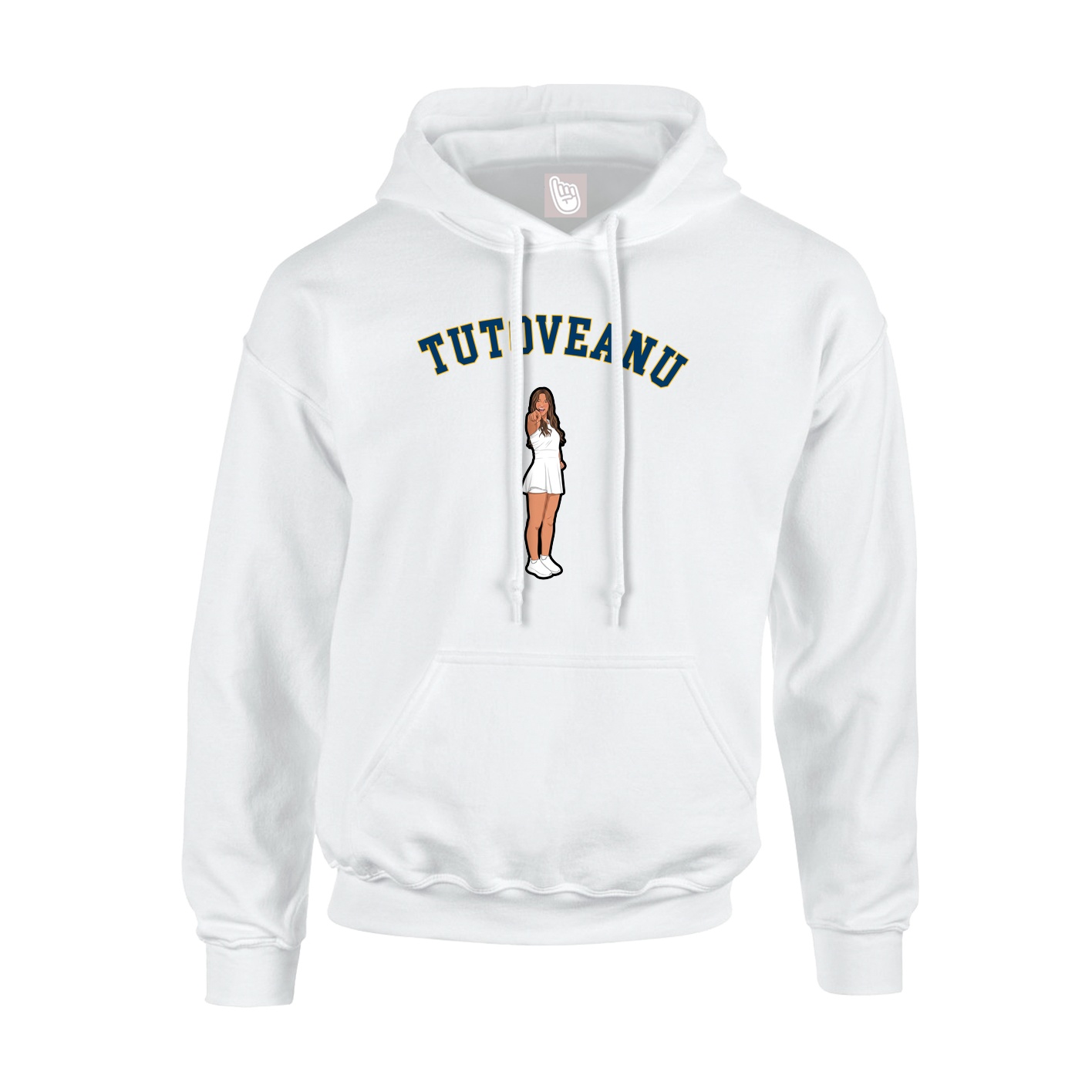 Hoodie — Shirsey Arch in White