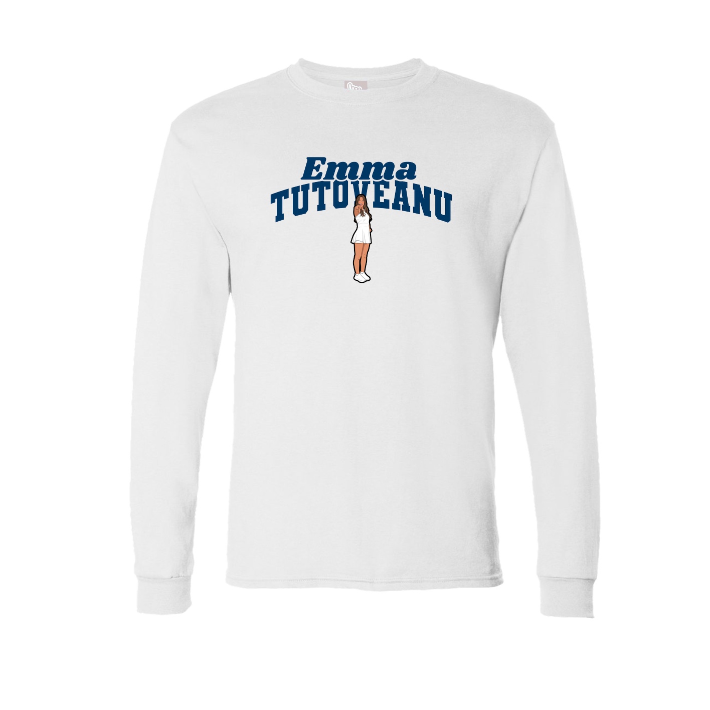 Long Sleeve Tee — Signature Arch in White