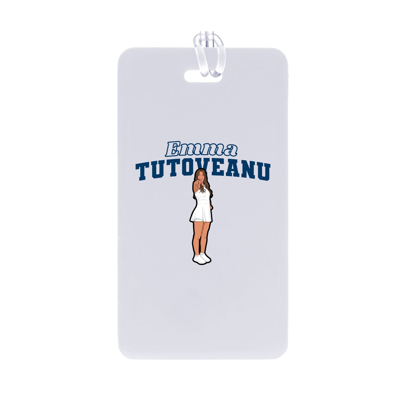 Bag Tag — Name Arch in Classic