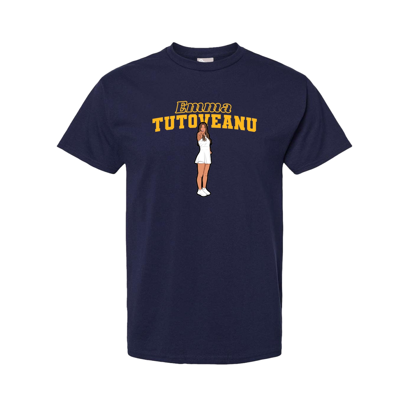 Tee — Name Arch in Navy