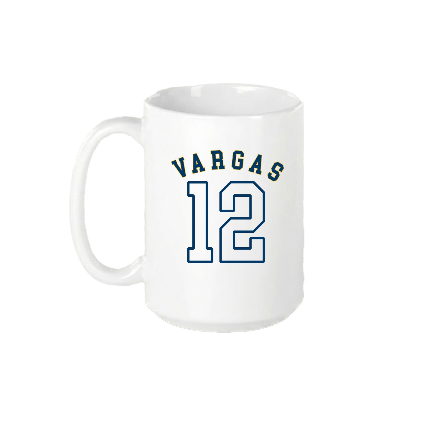 15oz Coffee Mug — Shirsey Arch in White