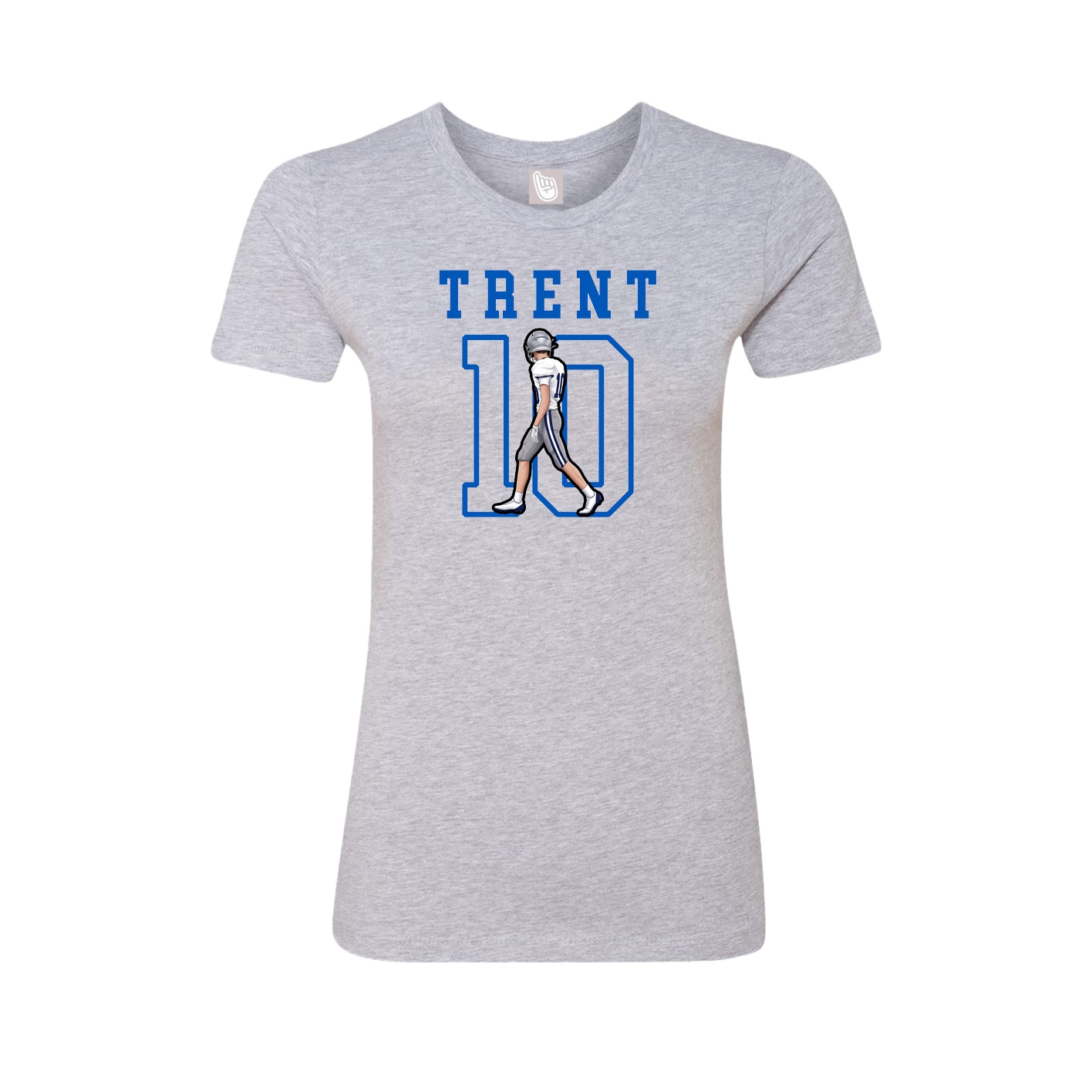 Fitted Women's Tee — Shirsey in Grey